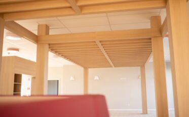 Neu aufgebaute Pergola in der Flakowski Residenz