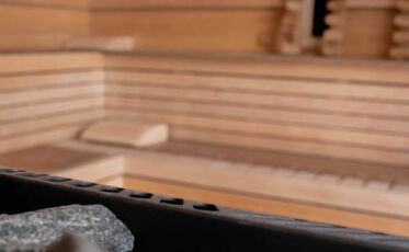 Sauna der Flakowski Residenz während der Bauphase