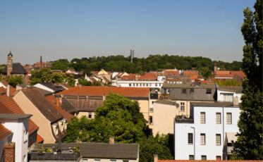 Ausblick aus dem 3.OG der Flakowski Residenz