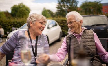 Freundschaftliche Nachbarschaft im Pape Quartier